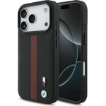 BMW Case M Perforated Stripe Logo Magsafe For Iphone 17 Pro Red - (BMHMP17L25PCPSKR)