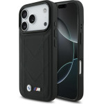 BMW Case M Quilted Logo Magsafe For Iphone 17 Pro Black - (BMHMP17L25PSECHK)