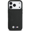 BMW Case M Quilted Logo Magsafe For Iphone 17 Pro Black - (BMHMP17L25PSECHK)