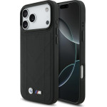 BMW Case M Quilted Logo Magsafe For Iphone 17 Pro Max Black - (BMHMP17X25PSECHK)