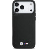 BMW Case M Quilted Logo Magsafe For Iphone 17 Pro Max Black - (BMHMP17X25PSECHK)