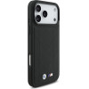 BMW Case M Quilted Logo Magsafe For Iphone 17 Pro Max Black - (BMHMP17X25PSECHK)