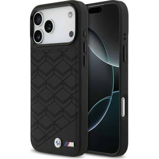 BMW Case M Shape Logo Magsafe For Iphone 17 Pro Max Black - (BMHMP17X25PCSSPK)
