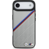 BMW Etui M Tricolor Metal Logo Magsafe Do Iphone 17 Air Szary - (BMHMP17M25PCSPEG)