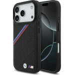 BMW Etui M Tricolor Metal Logo Magsafe Do Iphone 17 Pro Czarny - (BMHMP17L25PCSPEK)