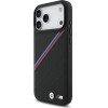 BMW Etui M Tricolor Metal Logo Magsafe Do Iphone 17 Pro Max Czarny - (BMHMP17X25PCSPEK)