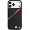 BMW Etui M Tricolor Metal Logo Magsafe Do Iphone 17 Pro Max Czarny - (BMHMP17X25PCSPEK)