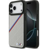 BMW Etui M Tricolor Metal Logo Magsafe Do Iphone 17 Pro Max Szary - (BMHMP17X25PCSPEG)