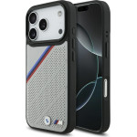BMW Etui M Tricolor Metal Logo Magsafe Do Iphone 17 Pro Szary - (BMHMP17L25PCSPEG)