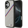 BMW Etui M Tricolor Metal Logo Magsafe Do Iphone 17 Szary - (BMHMP17S25PCSPEG)