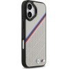 BMW Etui M Tricolor Metal Logo Magsafe Do Iphone 17 Szary - (BMHMP17S25PCSPEG)