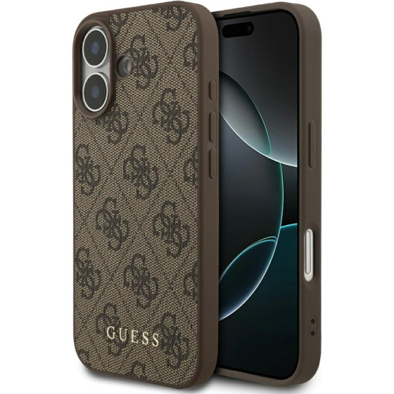 Guess 4G Classic Case For Iphone 17 Brown - (GUHCP17SG4GFBR)
