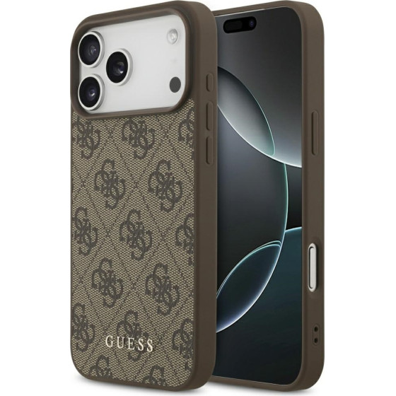 Guess 4G Classic Case For Iphone 17 Pro Max Brown - (GUHCP17XG4GFBR)