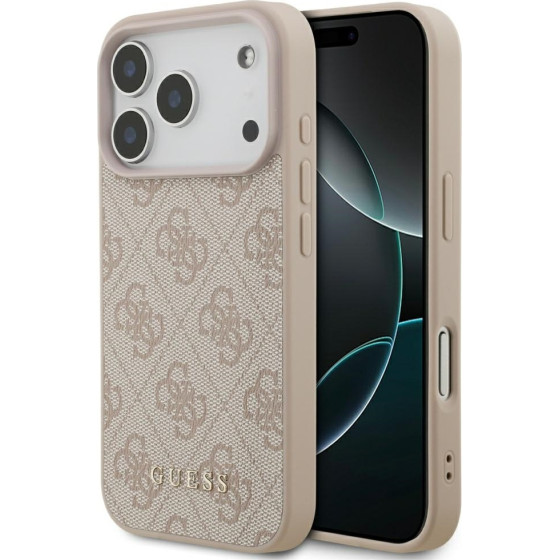 Guess 4G Classic Case For Iphone 17 Pro Pink - (GUHCP17LG4GFPI)