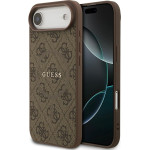 Guess 4G Ring Classic Logo Magsafe Case For Iphone 17 Air Brown - (GUHMP17MG4GFRW)