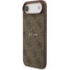 Guess 4G Ring Classic Logo Magsafe Case For Iphone 17 Air Brown - (GUHMP17MG4GFRW)