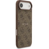 Guess 4G Ring Classic Logo Magsafe Case For Iphone 17 Air Brown - (GUHMP17MG4GFRW)