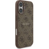 Guess 4G Ring Classic Logo Magsafe Case For Iphone 17 Brown - (GUHMP17SG4GFRW)