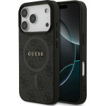 Guess 4G Ring Classic Logo Magsafe Case For Iphone 17 Pro Black - (GUHMP17LG4GFRK)