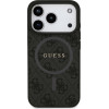 Guess 4G Ring Classic Logo Magsafe Case For Iphone 17 Pro Black - (GUHMP17LG4GFRK)