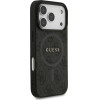 Guess 4G Ring Classic Logo Magsafe Case For Iphone 17 Pro Black - (GUHMP17LG4GFRK)