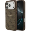 Guess 4G Ring Classic Logo Magsafe Case For Iphone 17 Pro Brown - (GUHMP17LG4GFRW)
