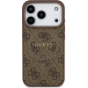 Guess 4G Ring Classic Logo Magsafe Case For Iphone 17 Pro Brown - (GUHMP17LG4GFRW)