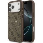 Guess 4G Ring Classic Logo Magsafe Case For Iphone 17 Pro Max Brown - (GUHMP17XG4GFRW)