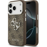 Guess Case 4G Big 4G Classic Logo For Iphone 17 Pro Brown Silver - (GUHCP17LP4G4SMCW)