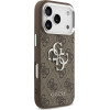 Guess Case 4G Big 4G Classic Logo For Iphone 17 Pro Brown Silver - (GUHCP17LP4G4SMCW)