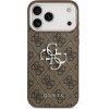Guess Case 4G Big 4G Classic Logo For Iphone 17 Pro Max Brown Silver - (GUHCP17XP4G4SMCW)