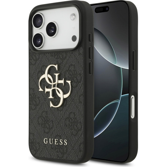 Guess Case 4G Big Logo For Iphone 17 Pro Black - (GUHCP17L4GMGGR)