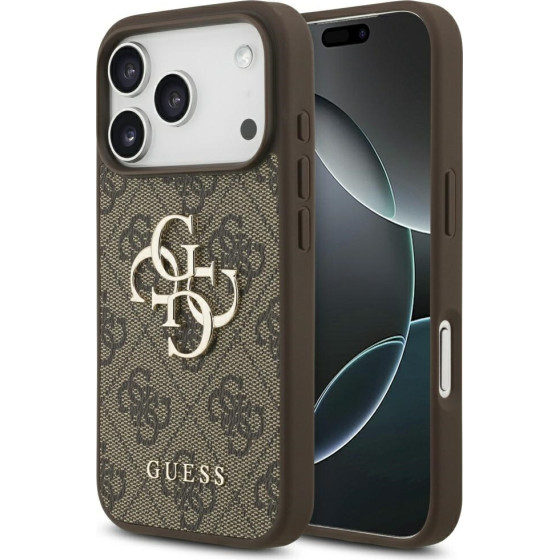 Guess Case 4G Big Logo For Iphone 17 Pro Brown - (GUHCP17L4GMGBR)