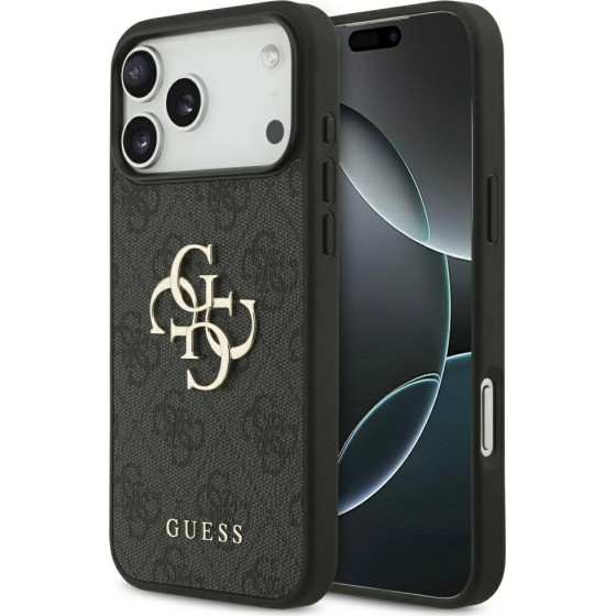 Guess Case 4G Big Logo For Iphone 17 Pro Max Black - (GUHCP17X4GMGGR)