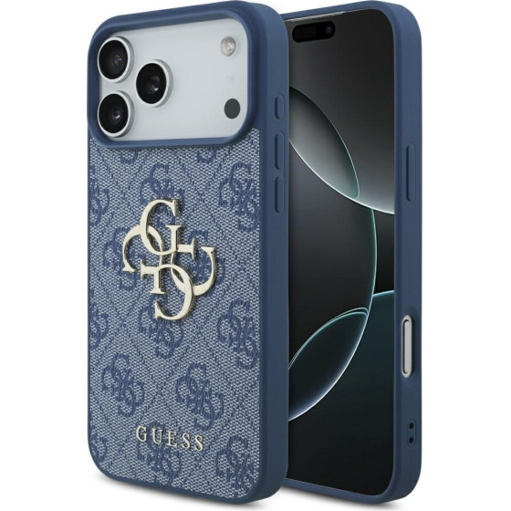 Guess Case 4G Big Logo For Iphone 17 Pro Max Blue - (GUHCP17X4GMGBL)