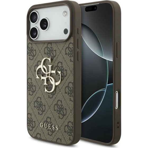 Guess Case 4G Big Logo For Iphone 17 Pro Max Brown - (GUHCP17X4GMGBR)