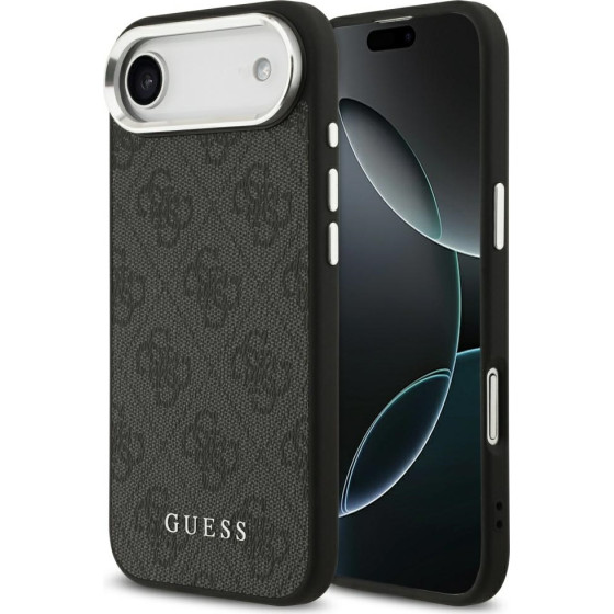Guess Case 4G Classic Logo Magsafe For Iphone 17 Air Black - (GUHMP17MP4GSSMCK)