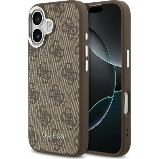 Guess Case 4G Classic Logo Magsafe For Iphone 17 Brown - (GUHMP17SP4GSSMCW)