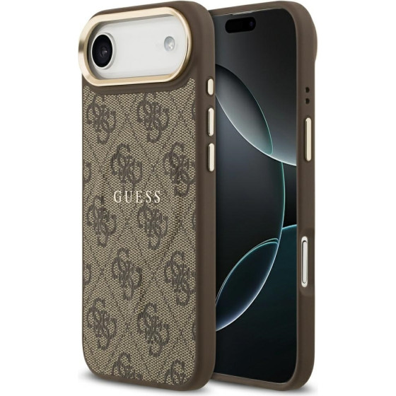 Guess Case 4G Pu Classic Logo Magsafe For Iphone 17 Air Brown - (GUHMP17MP4MSEGCW)