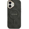 Guess Case 4G Pu Classic Logo Magsafe For Iphone 17 Black - (GUHMP17SP4MSEGCK)