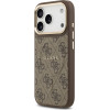 Guess Case 4G Pu Classic Logo Magsafe For Iphone 17 Pro Brown - (GUHMP17LP4MSEGCW)