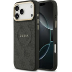 Guess Case 4G Pu Classic Logo Magsafe For Iphone 17 Pro Max Black - (GUHMP17XP4MSEGCK)