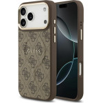 Guess Case 4G Pu Classic Logo Magsafe For Iphone 17 Pro Max Brown - (GUHMP17XP4MSEGCW)