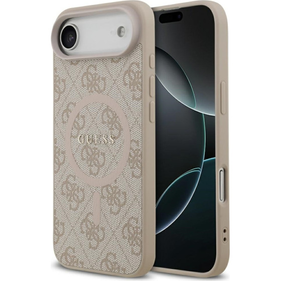 Guess Case 4G Ring Classic Logo Magsafe For Iphone 17 Air Pink - (GUHMP17MG4GFRP)