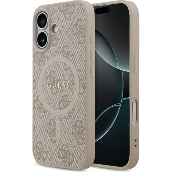 Guess Case 4G Ring Classic Logo Magsafe For Iphone 17 Pink - (GUHMP17SG4GFRP)