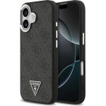 Guess Case 4G Triangle Logo Magsafe For Iphone 17 Black Silver - (GUHMP17SP4TSRCMK)