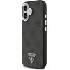 Guess Case 4G Triangle Logo Magsafe For Iphone 17 Black Silver - (GUHMP17SP4TSRCMK)