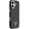 Guess Case 4G Triangle Logo Magsafe For Iphone 17 Black Silver - (GUHMP17SP4TSRCMK)