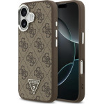 Guess Case 4G Triangle Logo Magsafe For Iphone 17 Brown - (GUHMP17SP4TSRCMW)