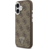Guess Case 4G Triangle Logo Magsafe For Iphone 17 Brown - (GUHMP17SP4TSRCMW)